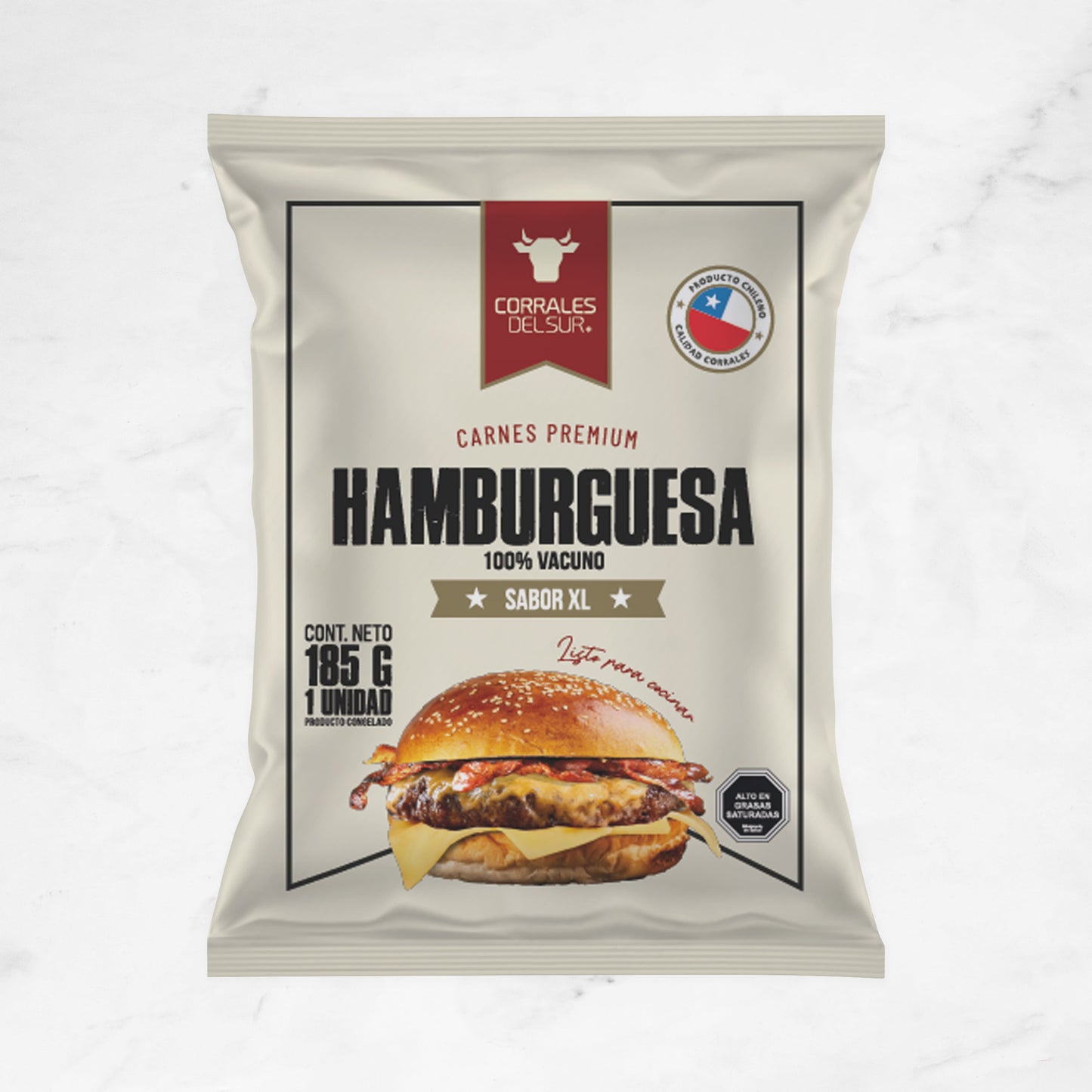 Hamburguesa | 185g | Congelado