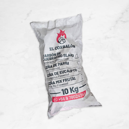 Carbón Quebracho Blanco I El Corralón I 10 Kg