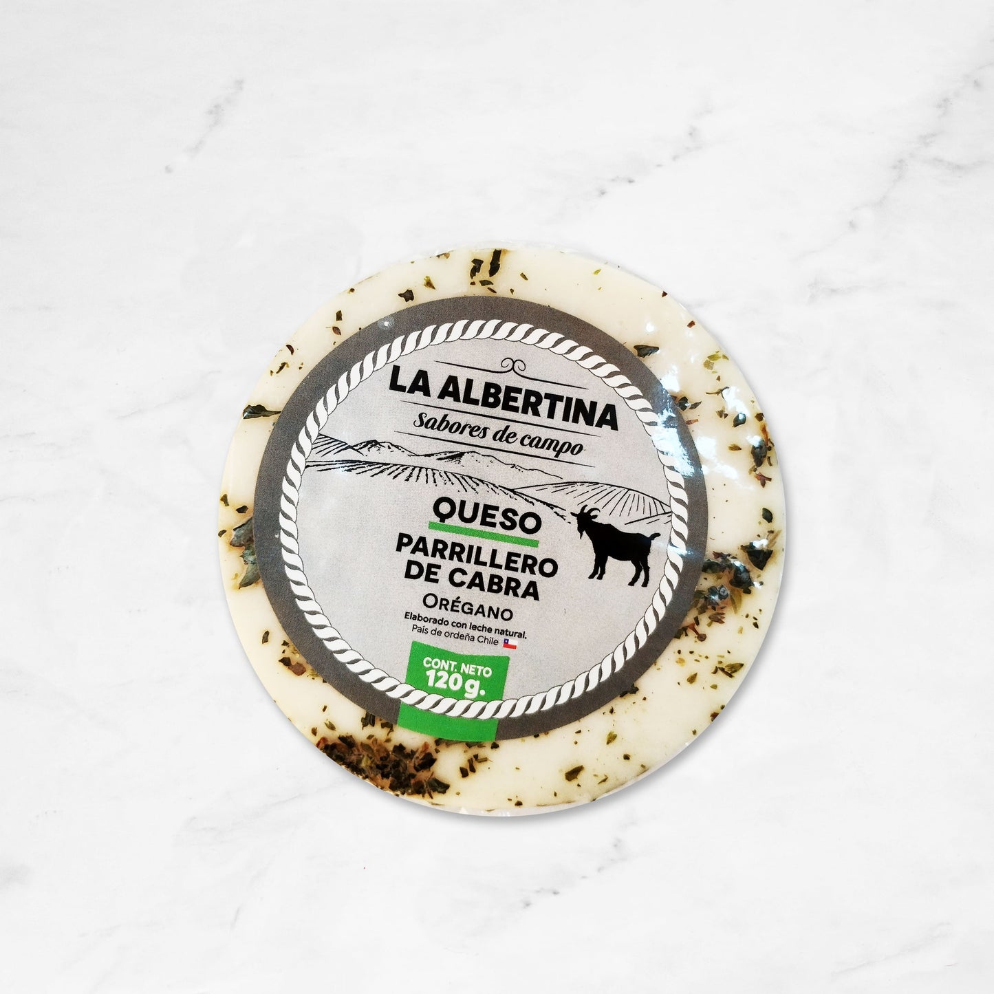Queso Parrillero | Cabra | Orégano | La Albertina