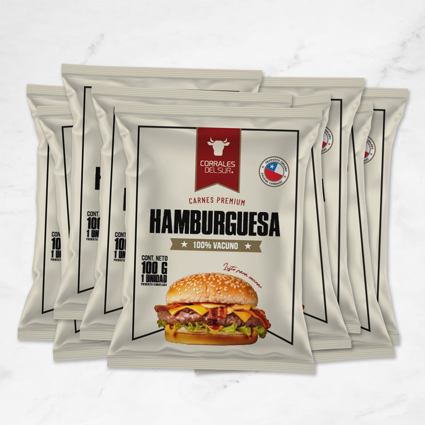 Pack Hamburguesas | 100gr | 10 unidades
