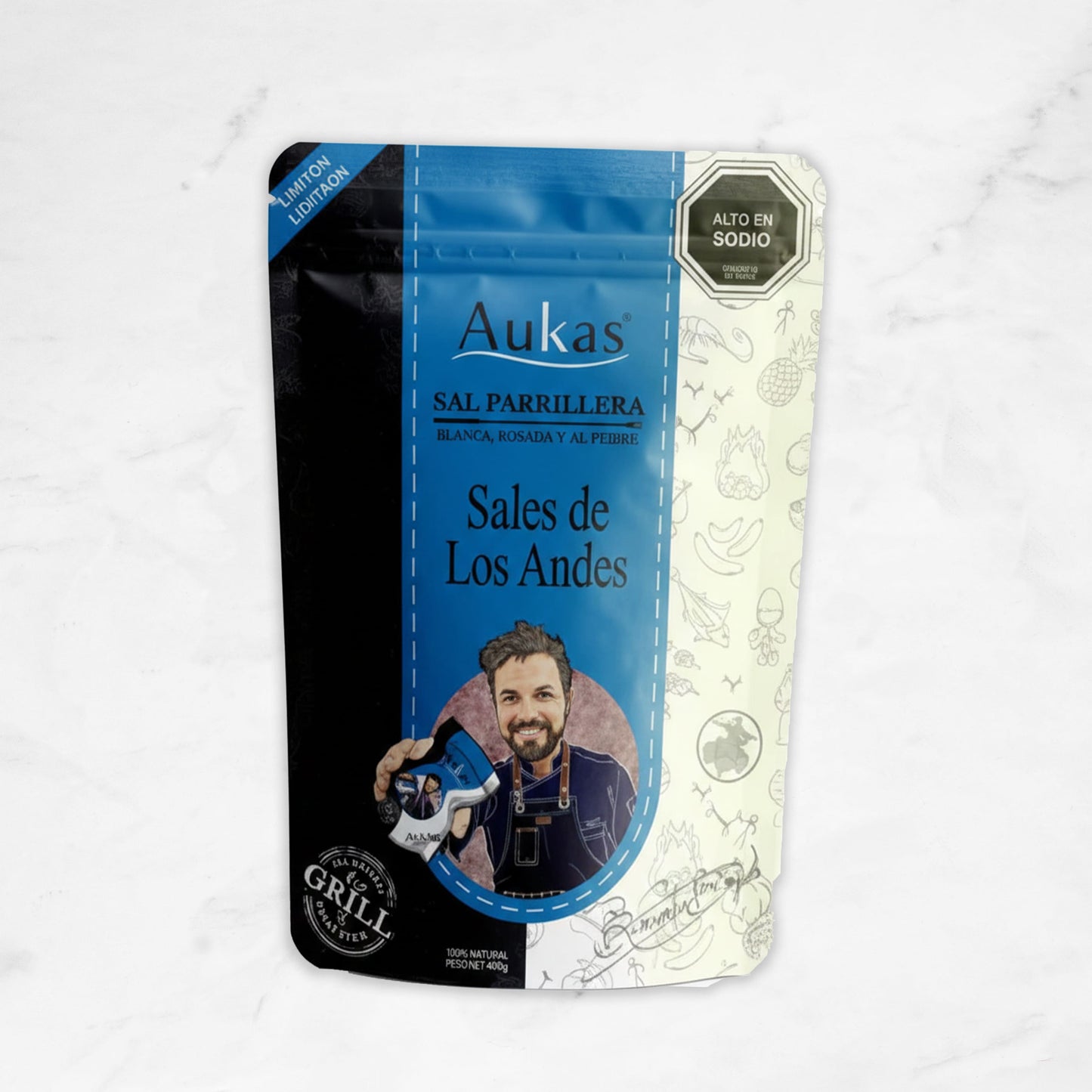 Sal Parrillera | Los Andes | Cristales de Chile | Doypack