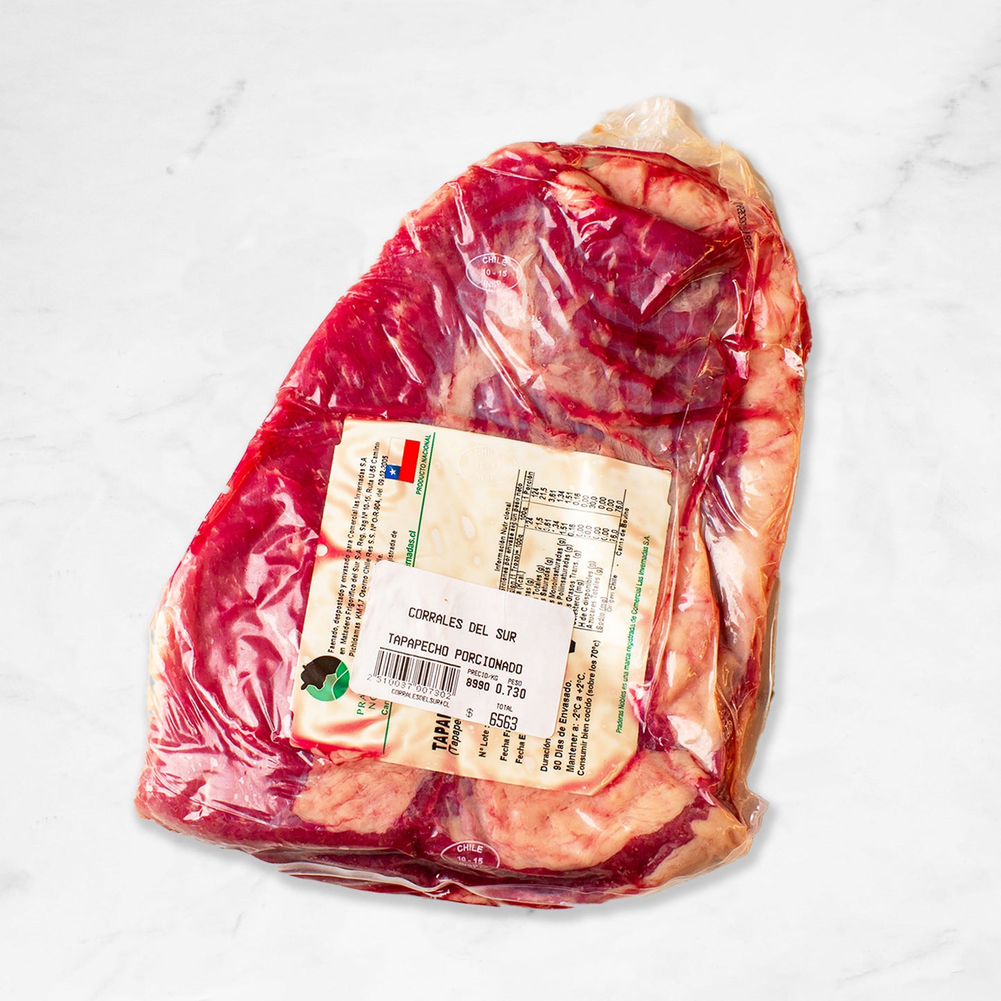 Tapapecho | Porcionado | Premium | 1,5 Kg