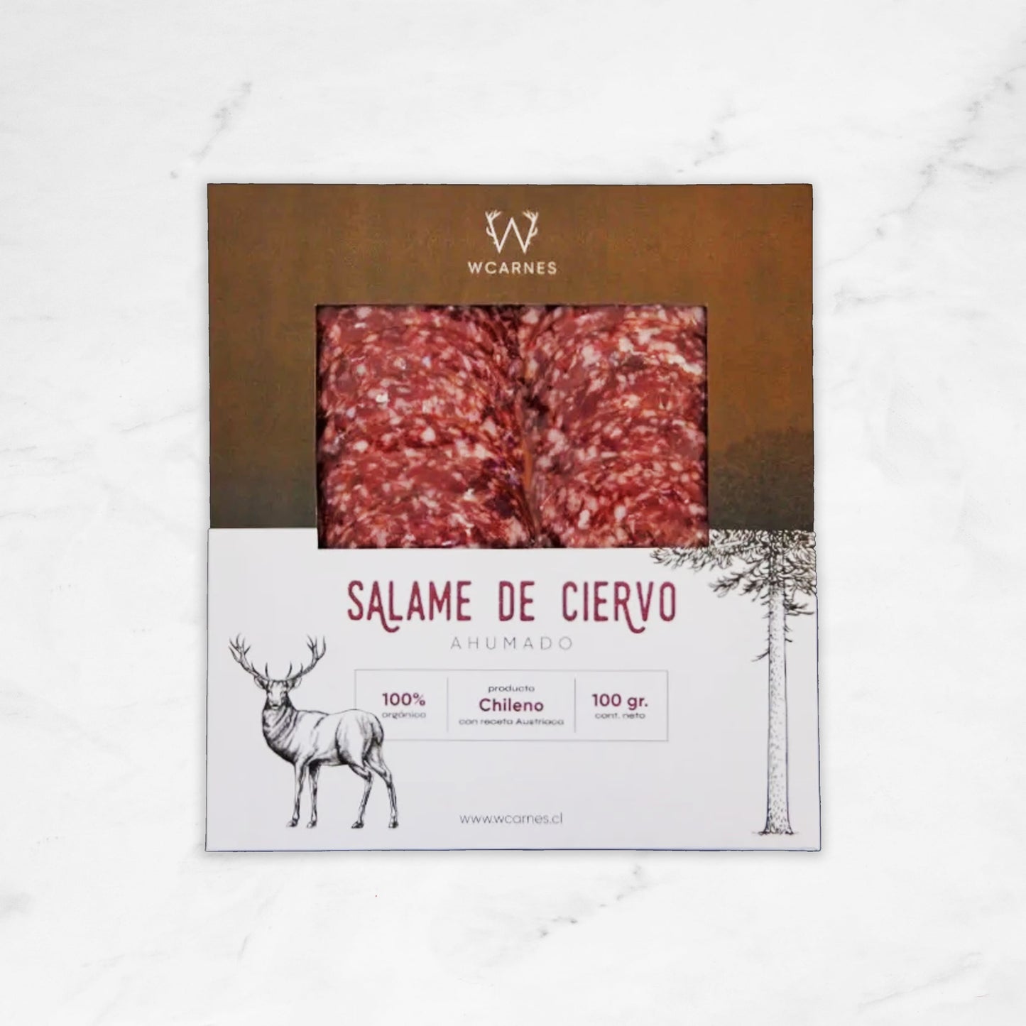 Salame de Ciervo | W Carnes | 100 Grs.