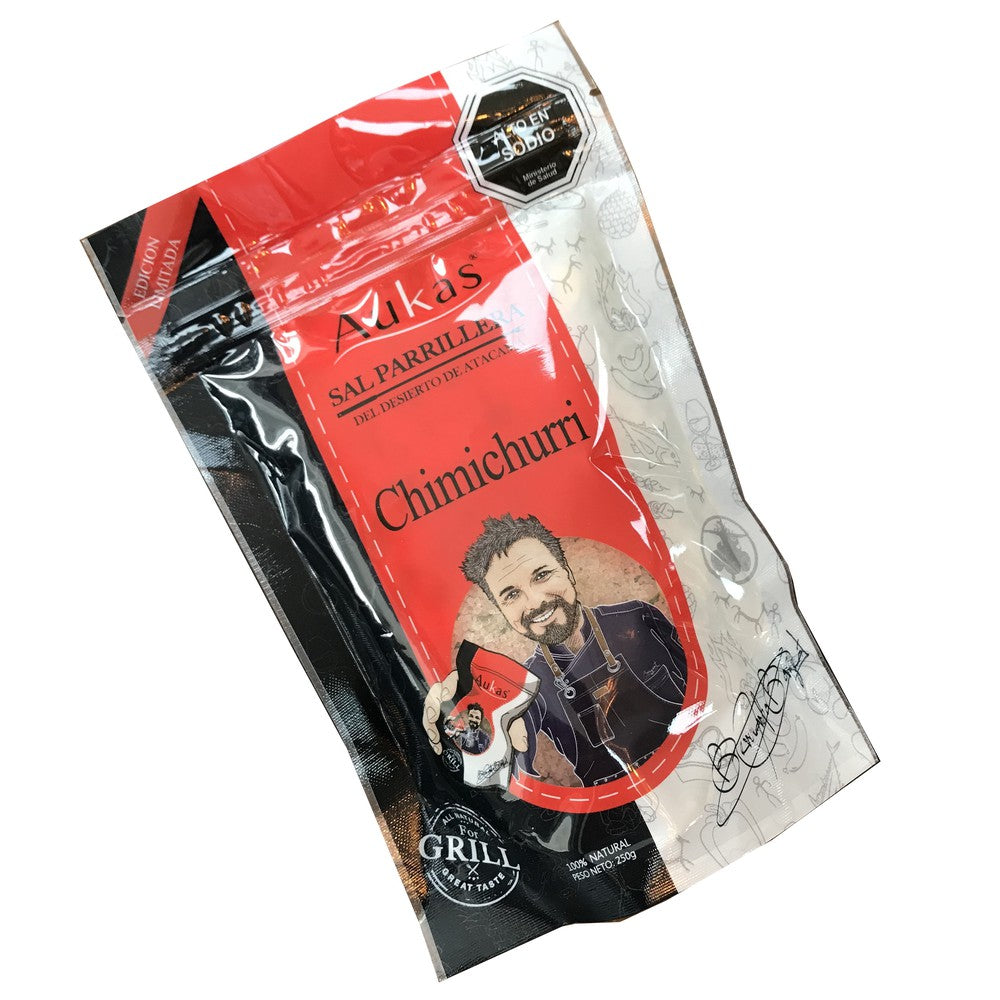 Sal | Parrillera | Chimichurri | Cristales de Chile | Doypack