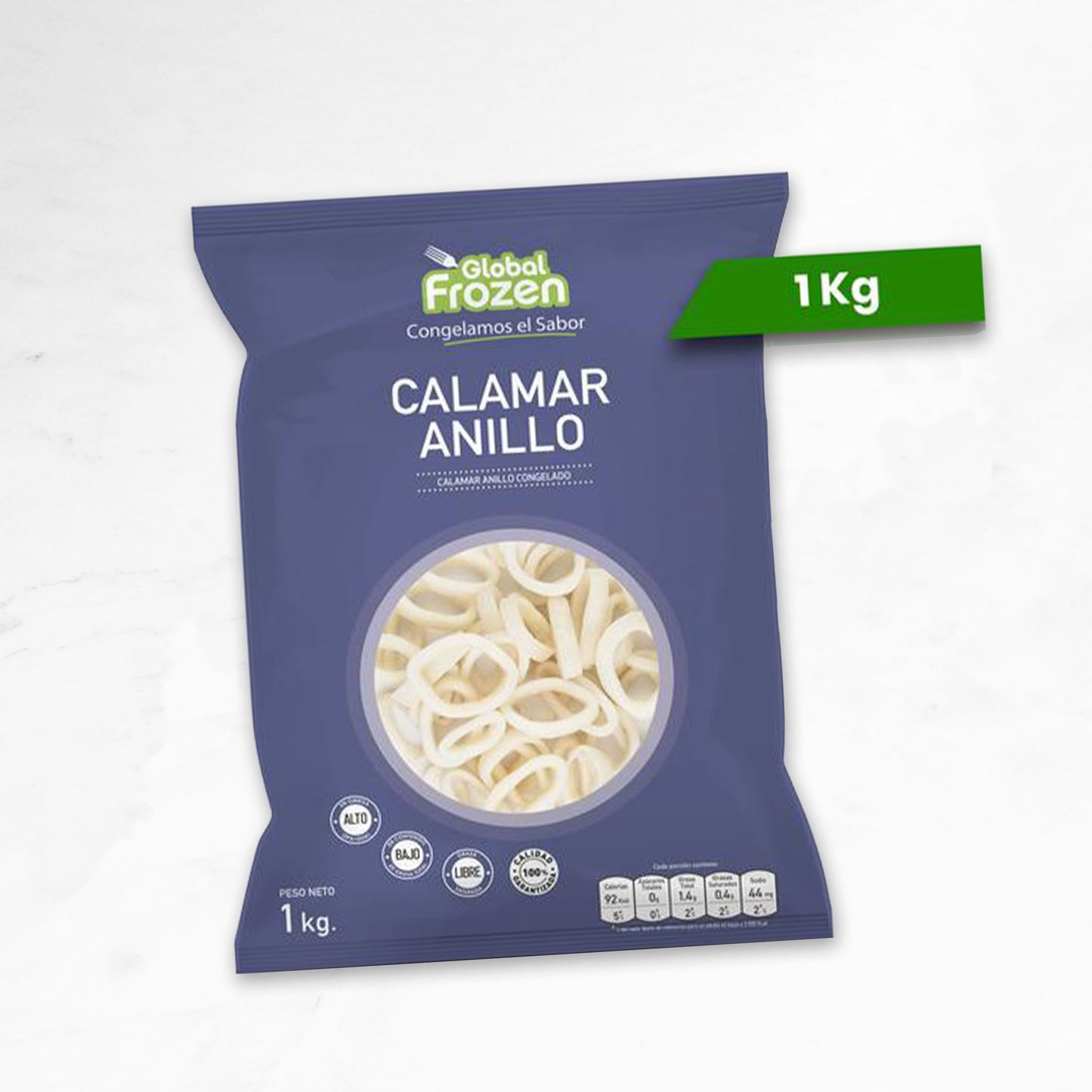 Calamar Limpio | Aros | Congelado