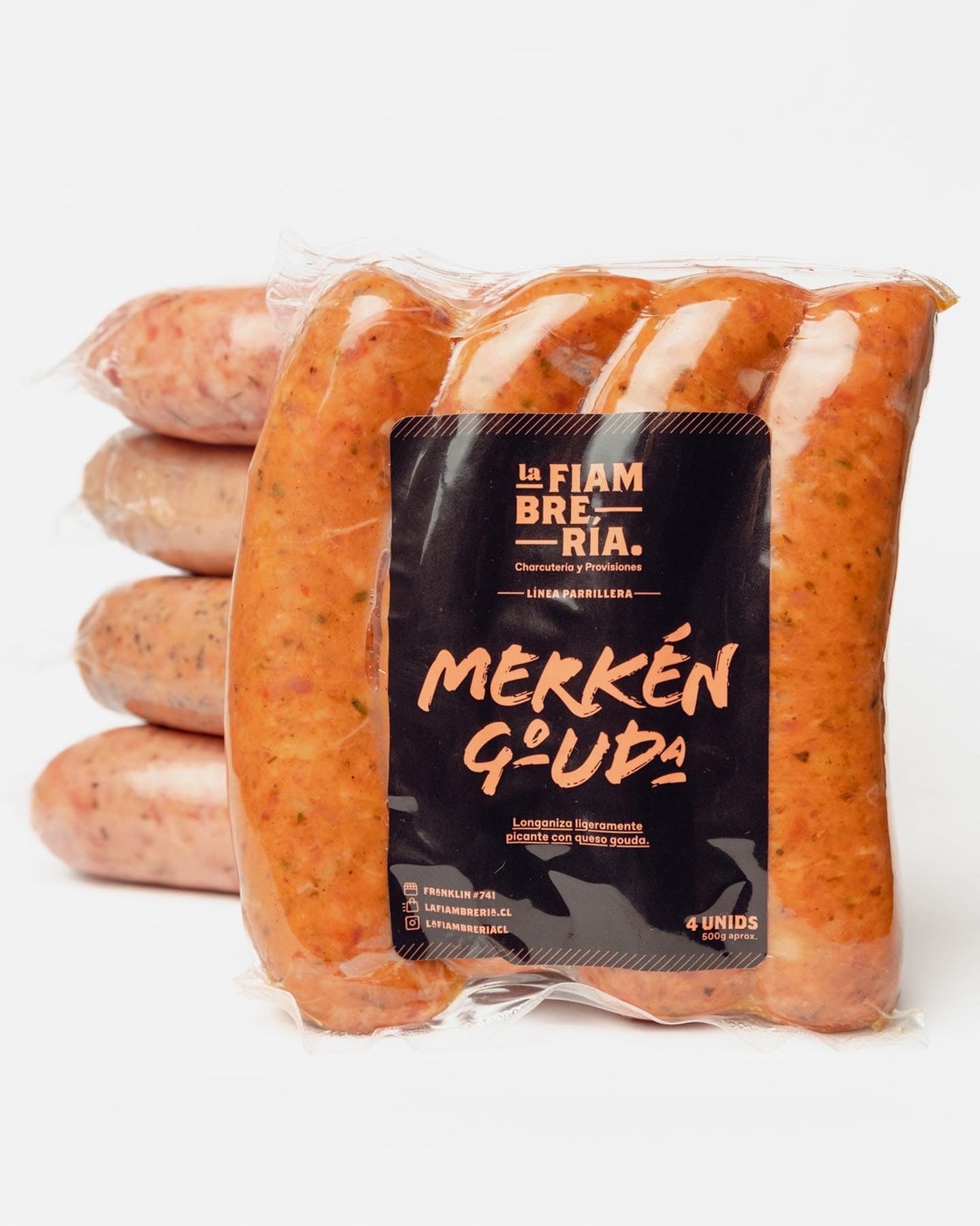 Longaniza | Merken & Queso gouda | La Fiambrería