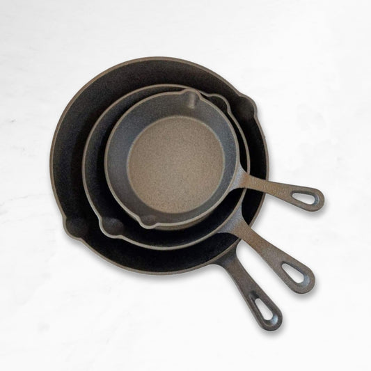 Set Sartenes Corrales del Sur | Hierro Fundido