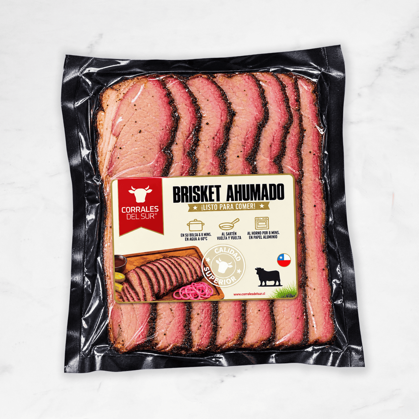 Slices Brisket Ahumado | 200 Gr