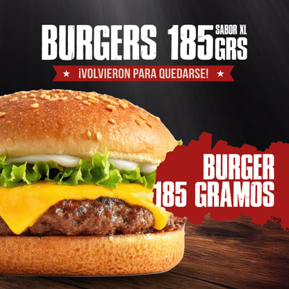 Caja Hamburguesas | 185gr | 20 Unidades