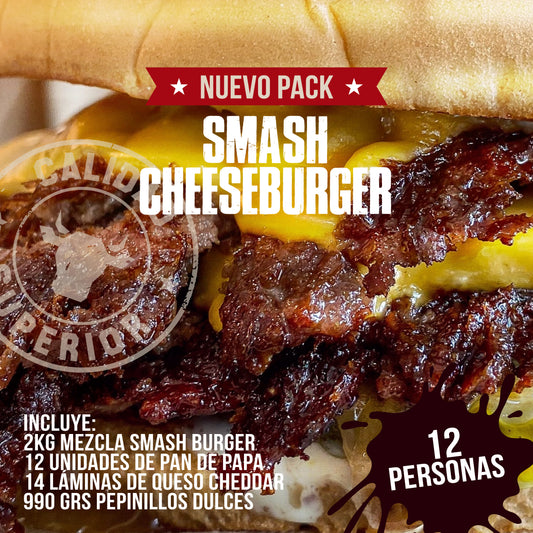 NUEVO PACK SMASH CHEESEBURGER 🍔🧀 BRISKET BLEND | 12 personas
