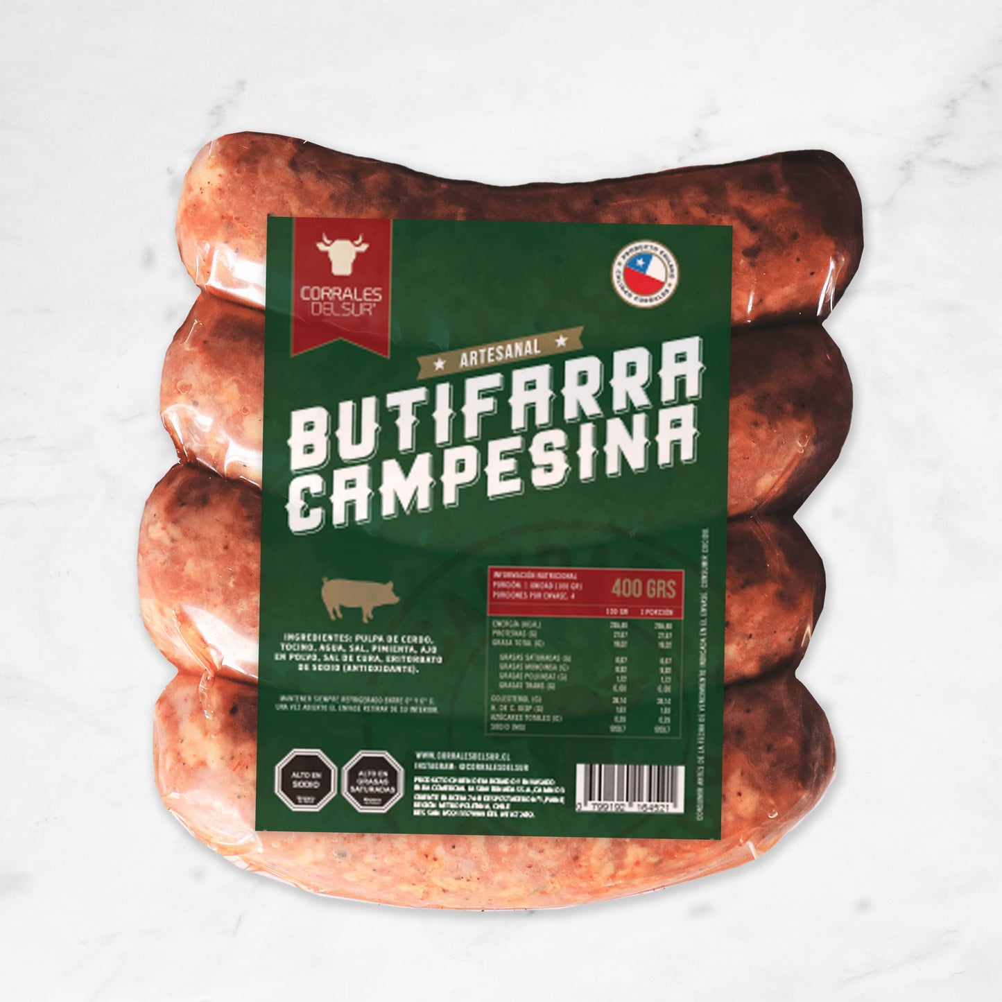 Butifarra Campesina | Corrales del Sur | 400g