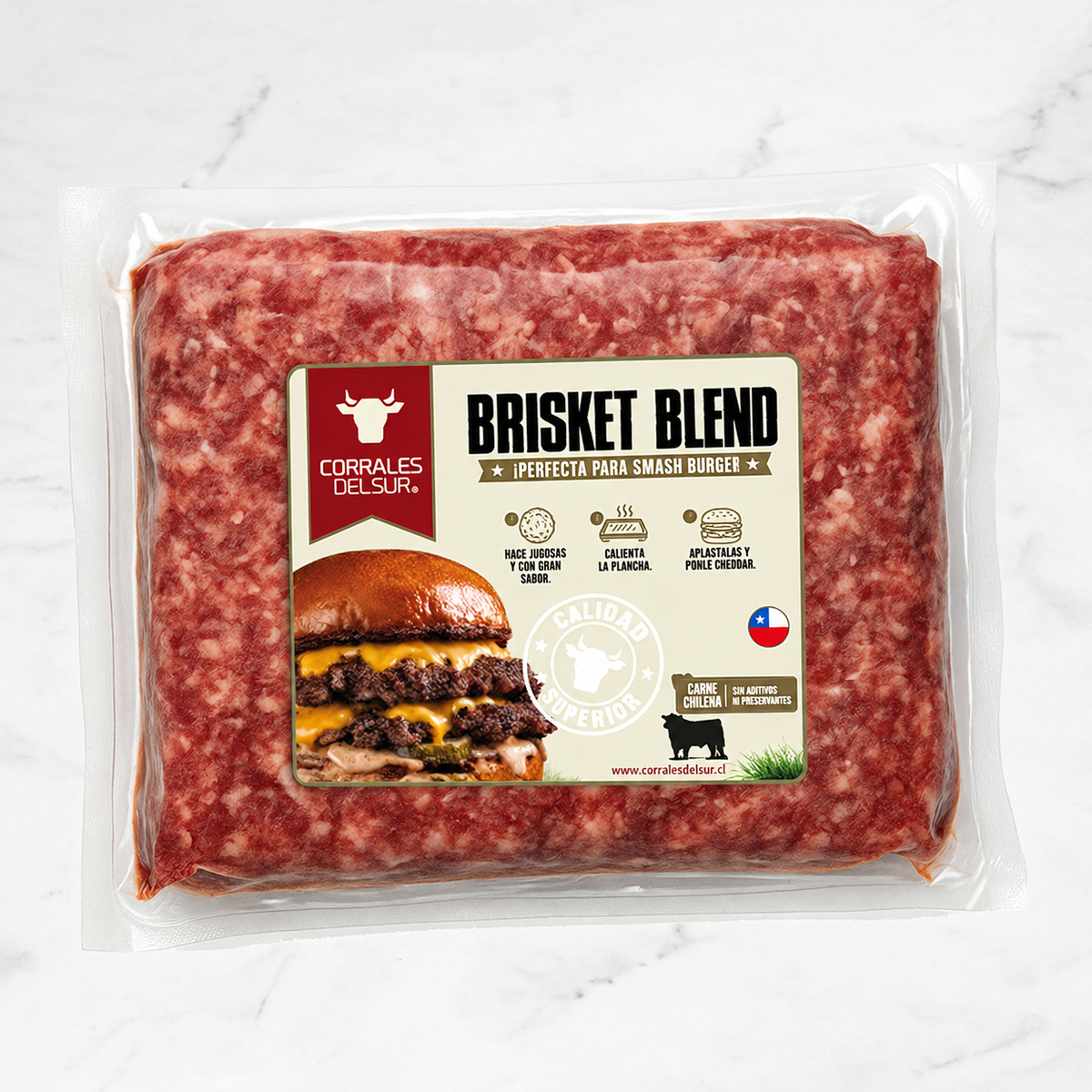 Brisket Blend | Mezcla de Hamburguesa | 500 Gr