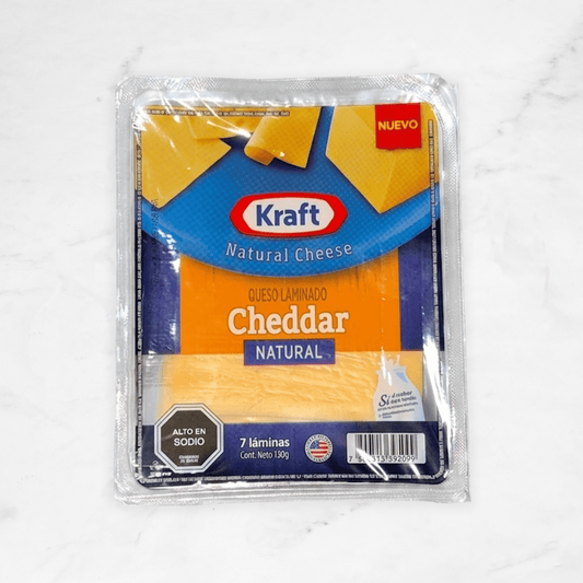 Queso Laminado | Cheddar | Kraft | 130grs