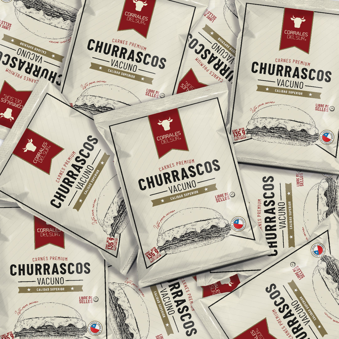 Pack Churrascos | 135gr | 30 unidades
