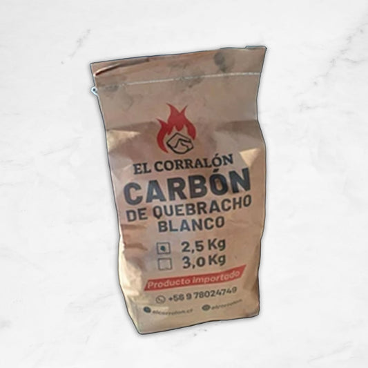 Carbón Quebracho Blanco I El Corralón I 2,5 Kg