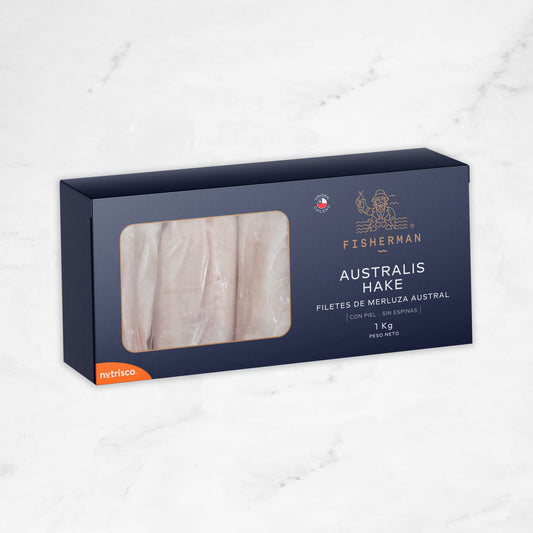 Filetes de Merluza Austral I Con piel sin espinas I Fisherman I 1kg