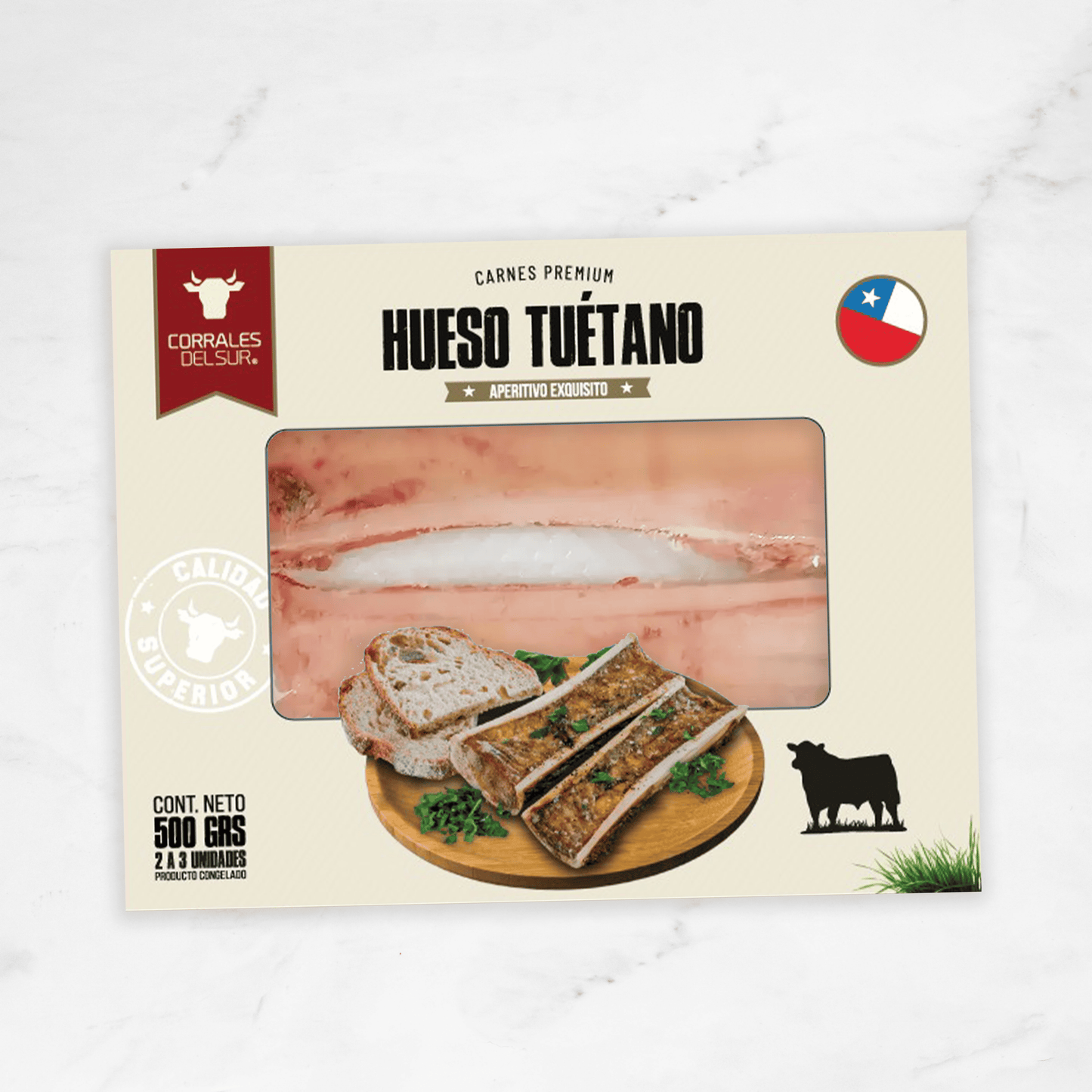 Hueso Pito | Tuétano | Médula | Congelado
