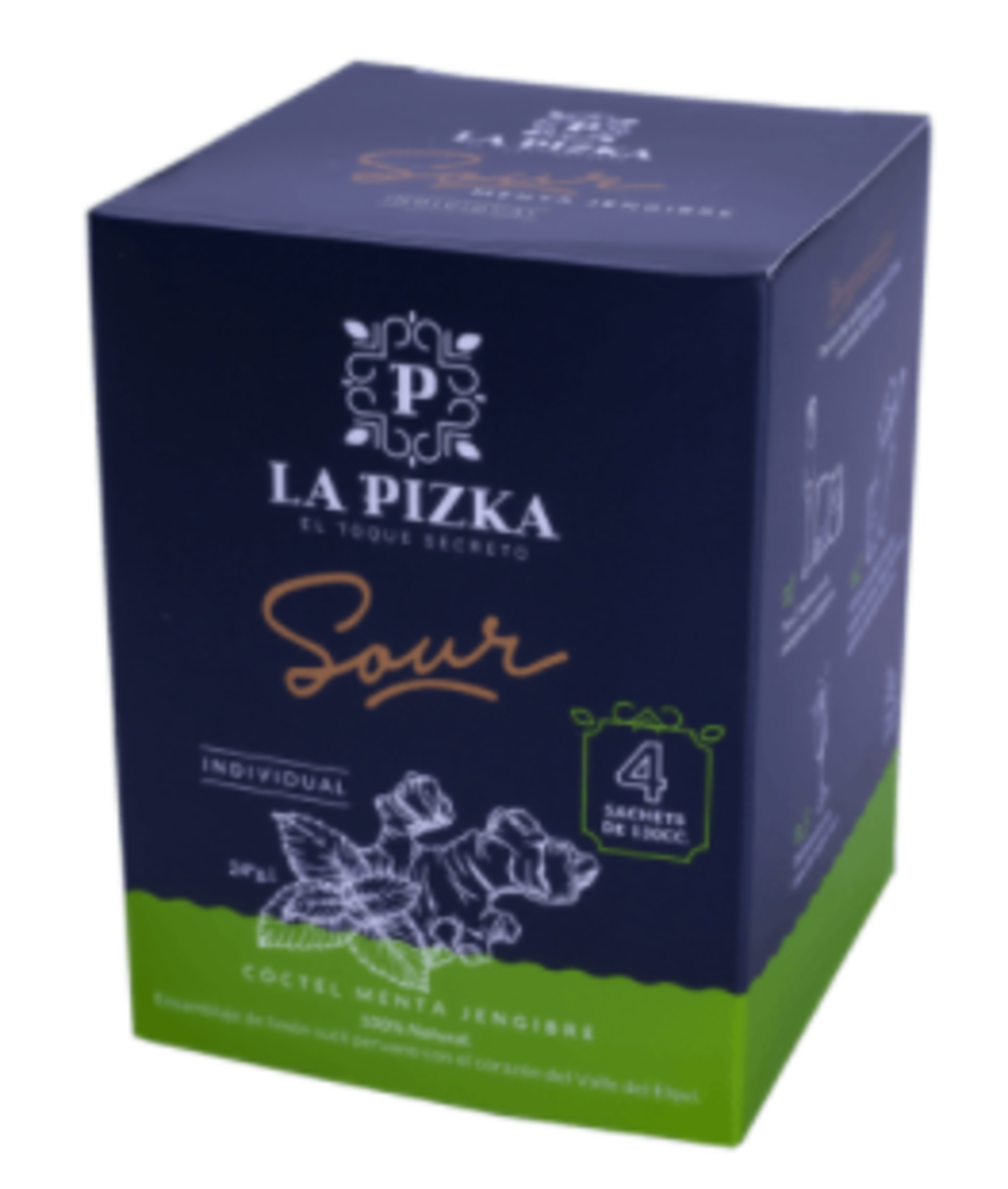 Pisco Sour Menta Jengibre Sachet x4