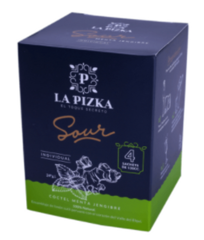 Pisco Sour Menta Jengibre Sachet x4