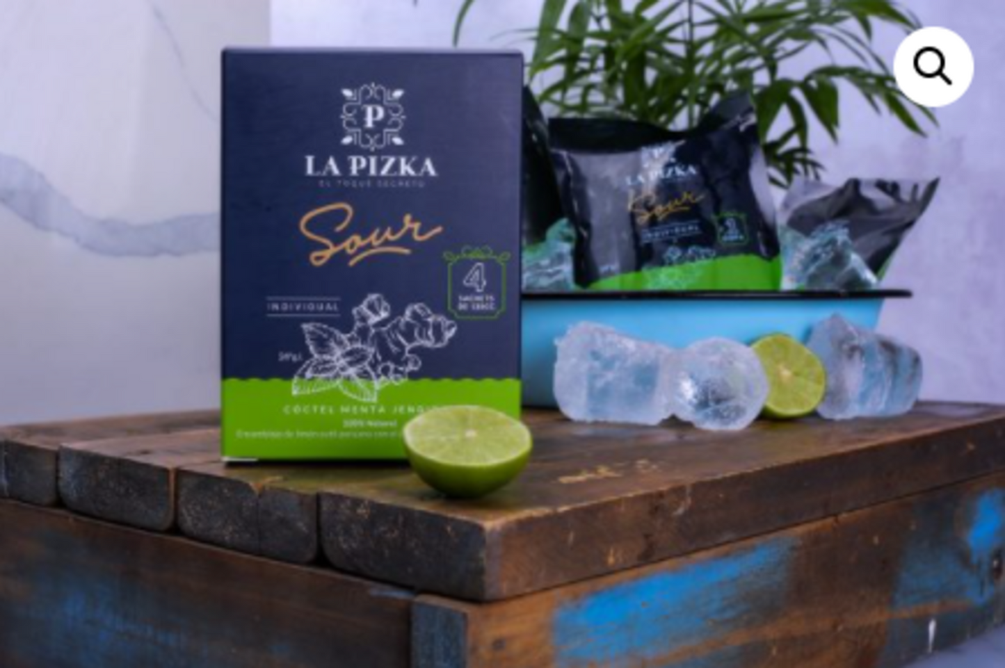 Pisco Sour Menta Jengibre Sachet x4
