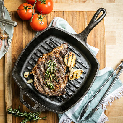 Plancha Cuadrada | Hierro Fundido | 27 cm | Lodge