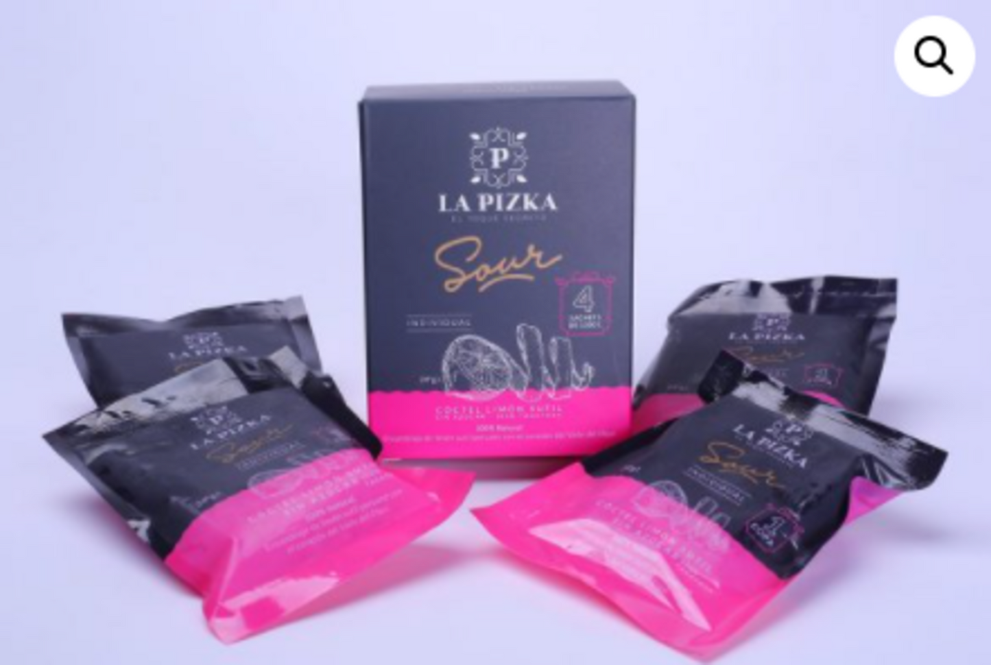 Pisco Sour Sin Azúcar Sachet x4