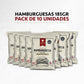 Pack Hamburguesas | 185gr | 10 unidades