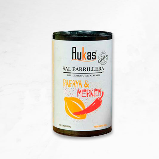 Sal | Parrillera | Papaya y Merkén | Aukas | Tubo
