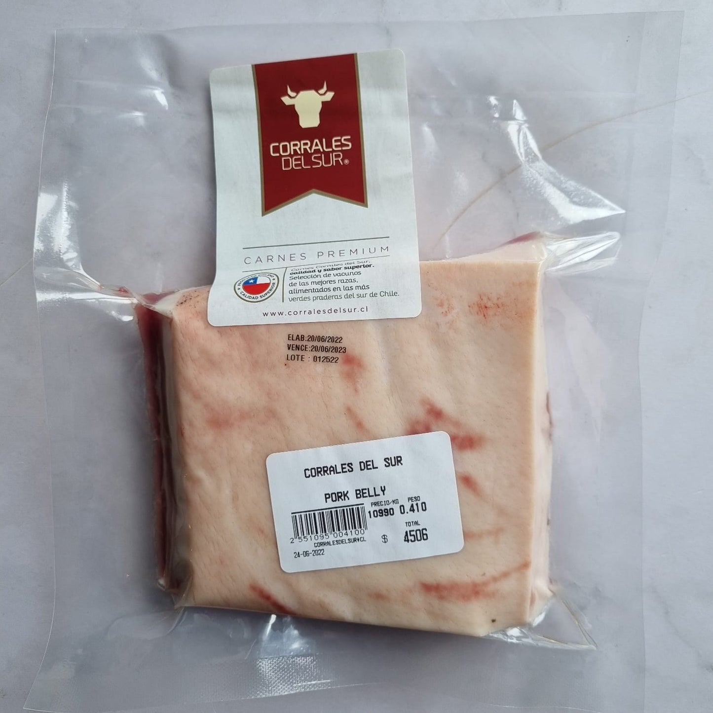 Pork Belly | Cerdo | 400 Gr