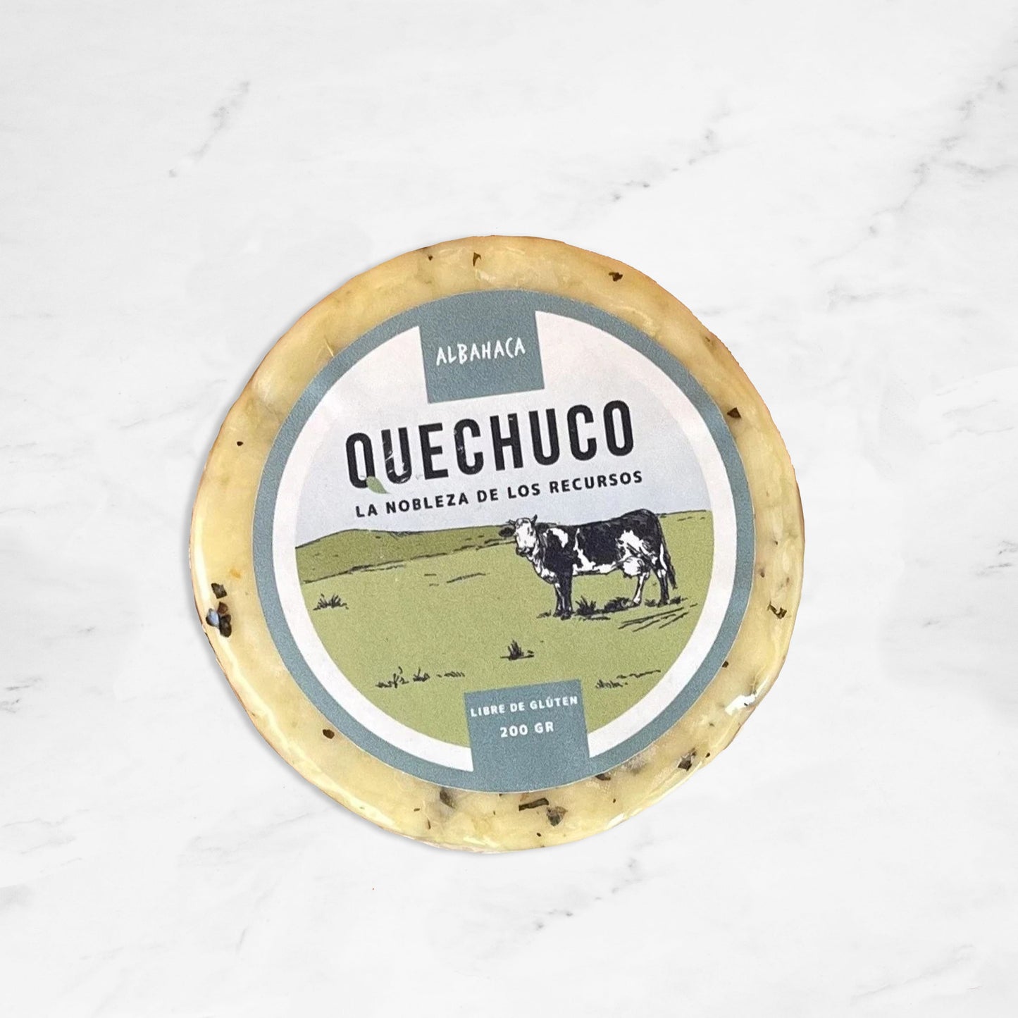 Queso | Mantecoso | Albahaca | Quechuco | 200g